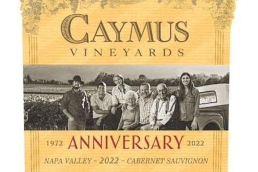 Caymus Wine Label 2