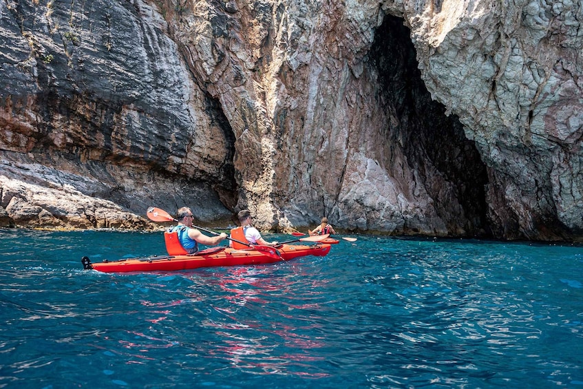Picture 17 for Activity Lefkada: Blue Cave Kayak Tour with a Taste of Greece 2