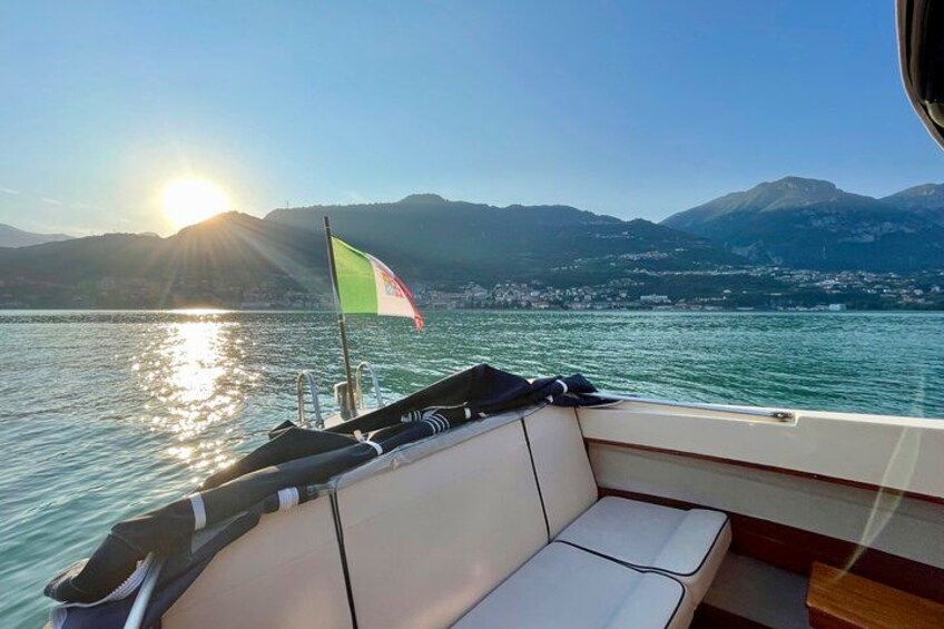 Aperitif at Sunset by Boat on Lake Iseo 3