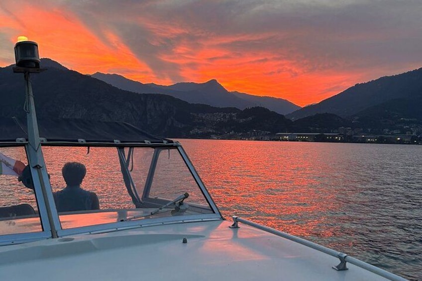 Aperitif at Sunset by Boat on Lake Iseo 1