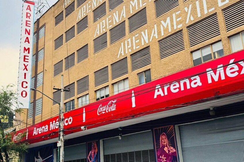 Facade of Arena Mexico: the undisputed cathedral of wrestling 2