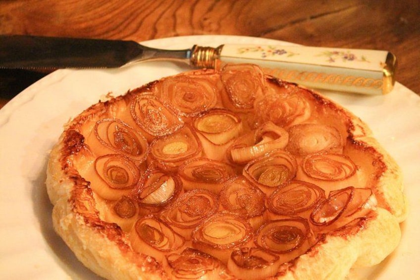 Leek Tarte Tatin 5