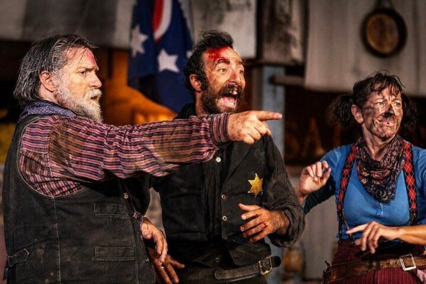 Pistoleros Wild West Show Ticket, Tucson, Arizona 4