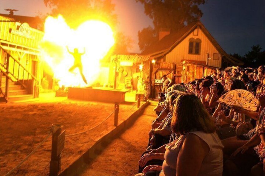 Pistoleros Wild West Show Ticket, Tucson, Arizona 2