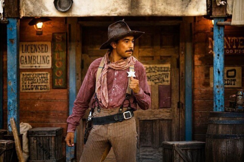 Pistoleros Wild West Show Ticket, Tucson, Arizona 5