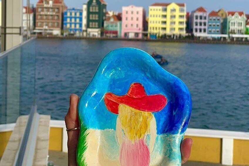 Sunset Sip and Paint Overlooking Curaçao Iconic Skyline 3