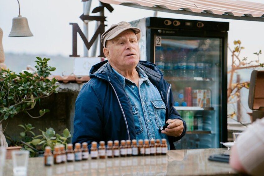Meet Michalis, the local herbologist, sharing Cyprus’ secrets at Adonis Botanic Garden. 3