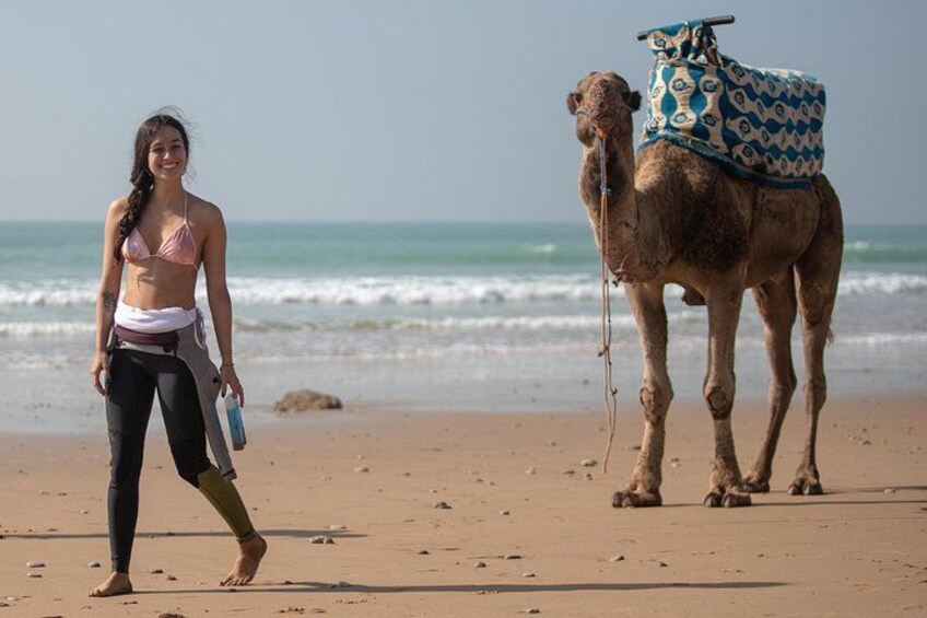 Surf lesson with a camel ;) 3