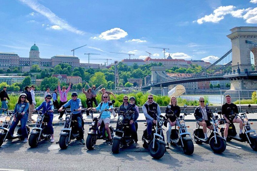 Monster Bike Sightseeing Tour – City Budapest on Electric Rollers 2