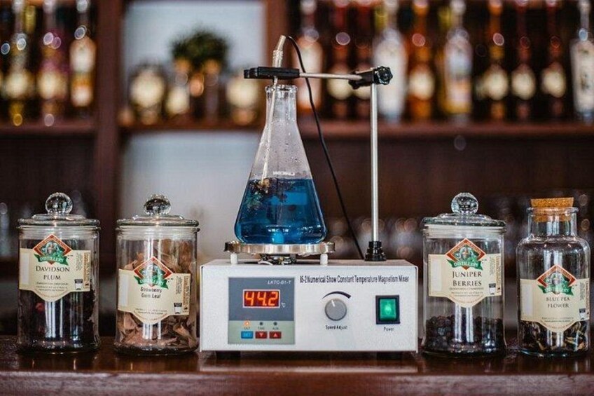Everything prepped — let the liqueur magic begin. 1