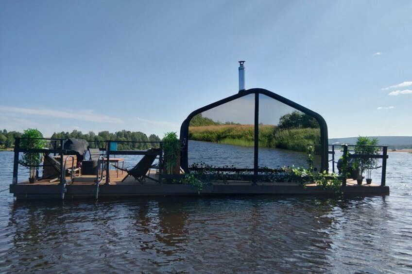 Half-Day/Evening on a Floating Sauna, Swimming and BBQ (Private) 2