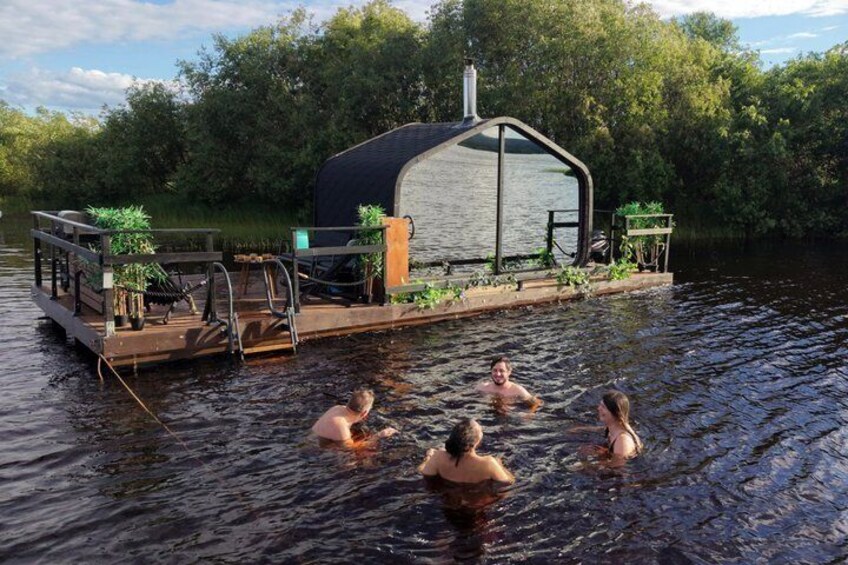 Half-Day/Evening on a Floating Sauna, Swimming and BBQ (Private) 4