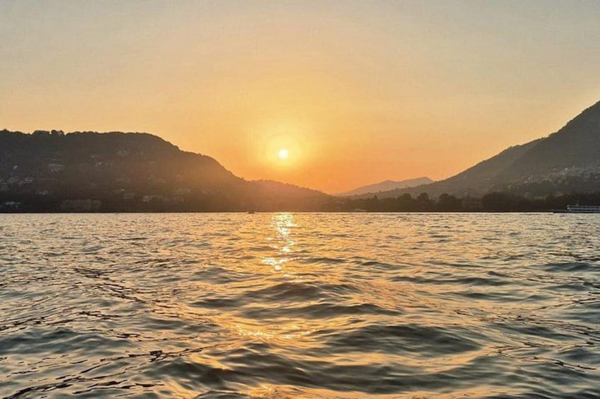Sunset on Lake Como 2