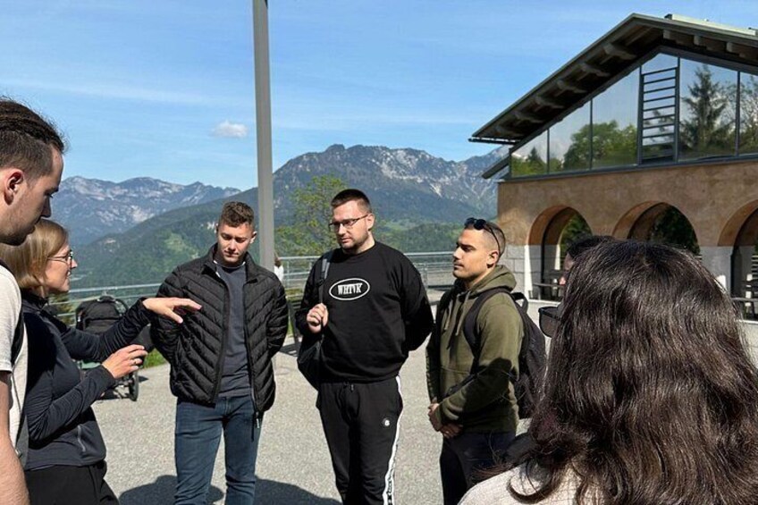 Find out about the history of Obersalzberg from your guide, Natalia. 2