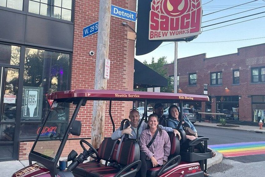 Pints on the Patio: Cleveland Brewery Patio Golf Cart Tour 2