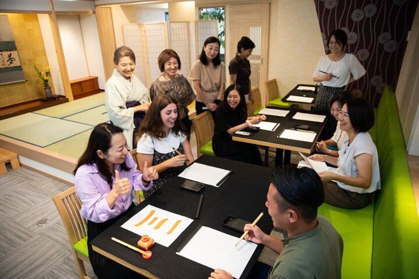Asakusa Calligraphy Workshop 3