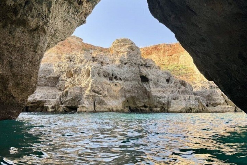 Portimão Boat Tour to Benagil & local hidden Caves Small Group 3