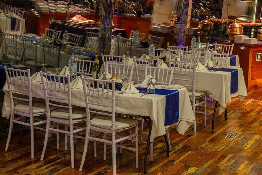 Experience Abu Dhabi Yas Island by Dhow Cruise at Sea with Dinner 2