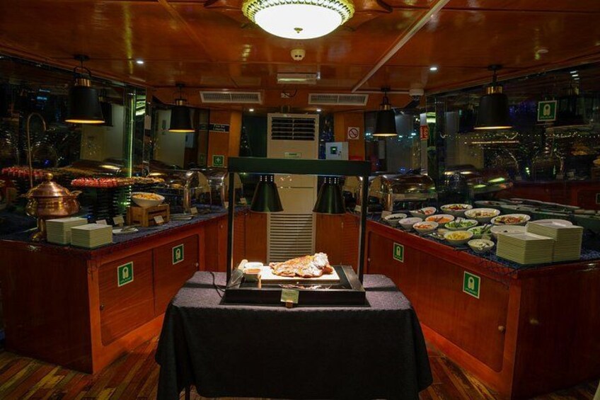 Experience Abu Dhabi Yas Island by Dhow Cruise at Sea with Dinner 2