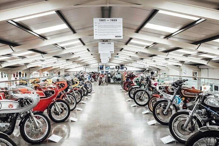 Some of the bike collection at the Motor Museum 5