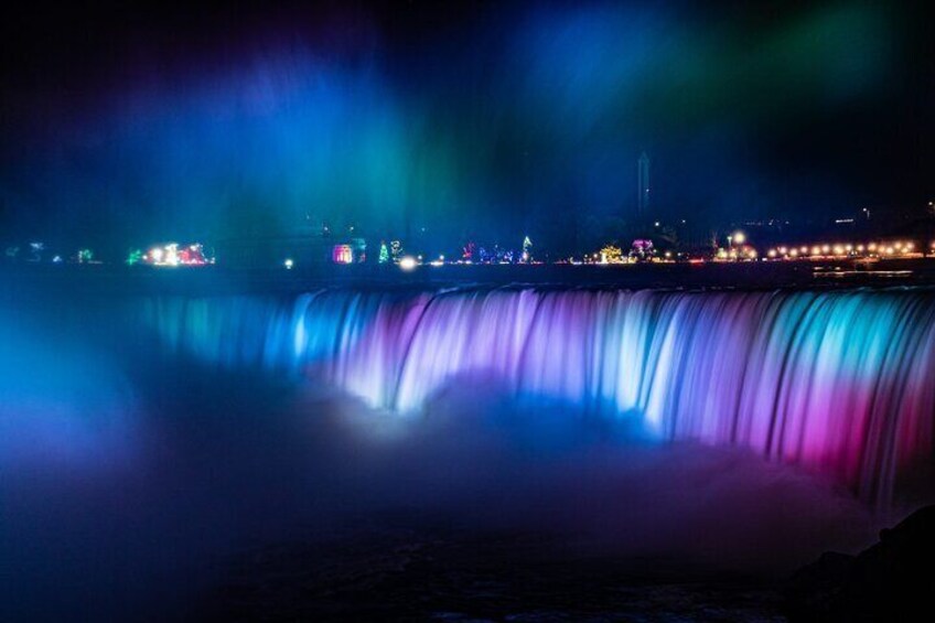  Fireworks & Falls Glow Walking Tour Canada + Skylon Tower  5