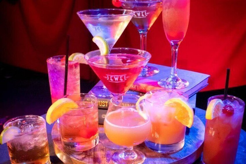 Delicious craft cocktails served before during and after the show! 3