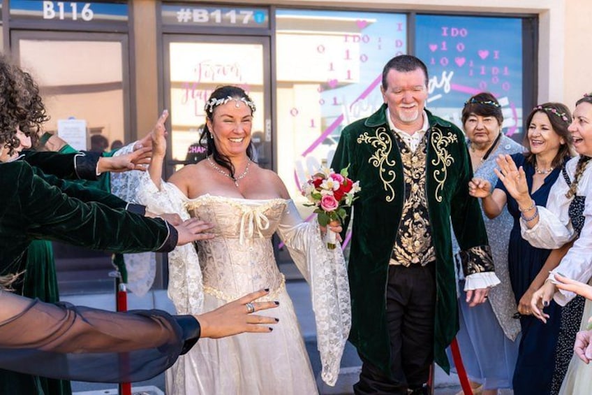Las Vegas Immersive Enchanted Forest Wedding Ceremony 1