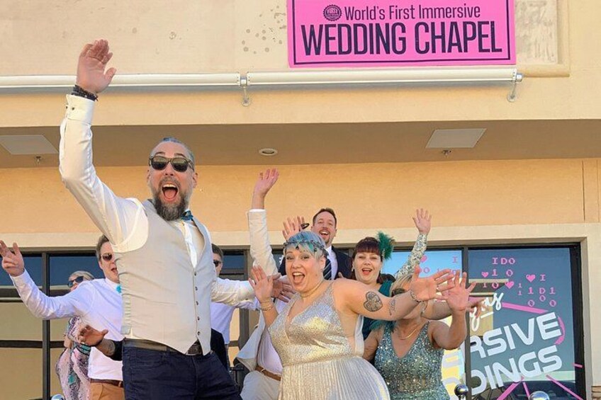 Las Vegas Immersive Enchanted Forest Wedding Ceremony 3