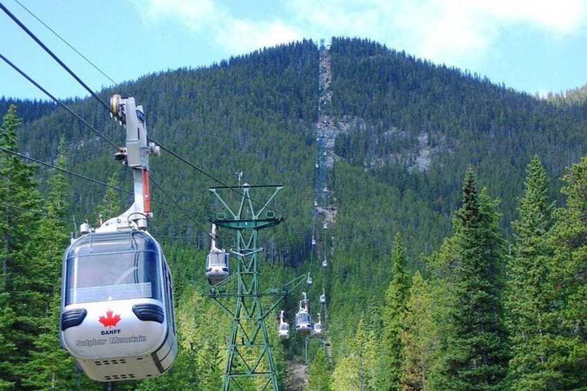 Banff Gondola Hot Springs Bow Falls and Three Lakes tour 4