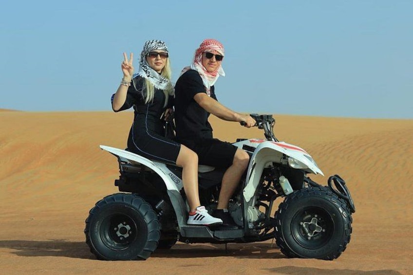 Abu Dhabi Evening Desert Safari with Live Shows and BBQ Dinner 2