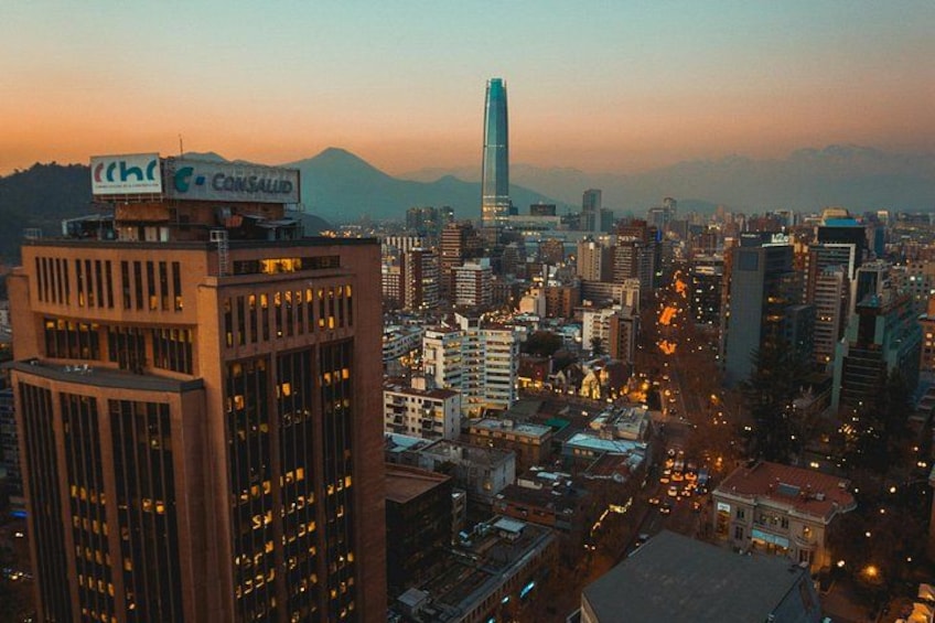Sunset in Santiago 2