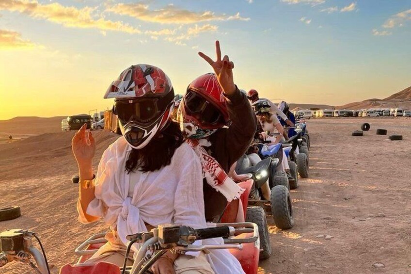 Agafay Desert Camel Ride at Sunset with Dinner Show 3