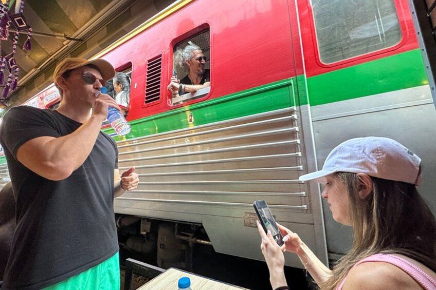 Floating Market and Railway Market Private Tour VIP Transport 4