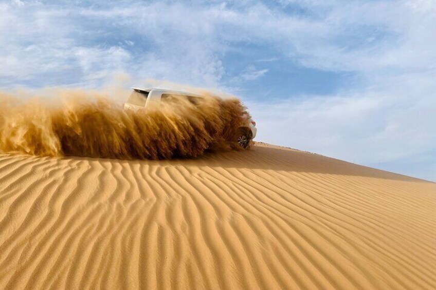 Abu Dhabi Private Morning Desert Safari with Sandboarding 1