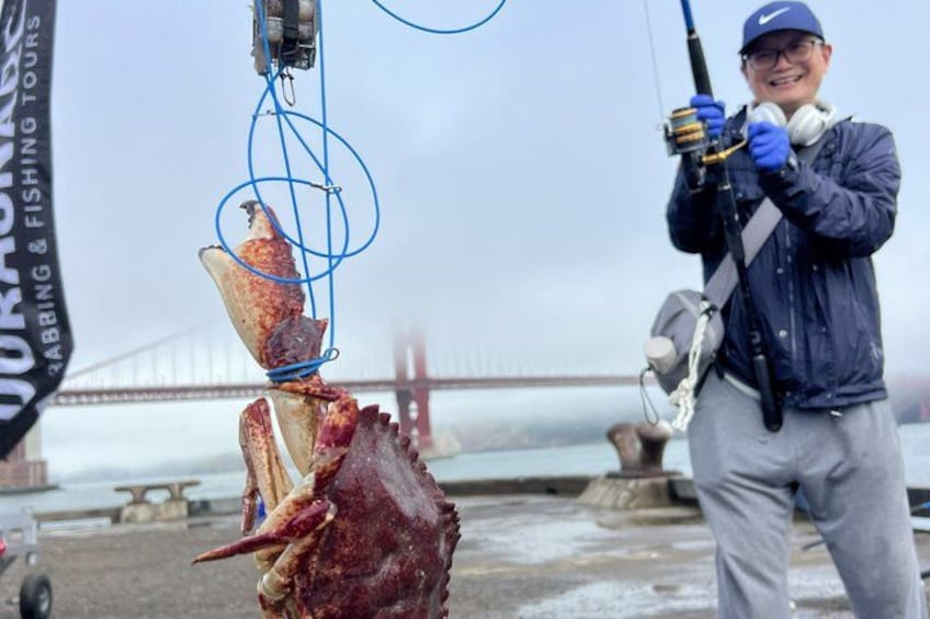 Catch and Cook Crabbing Experience under Golden Gate Bridge SF 4