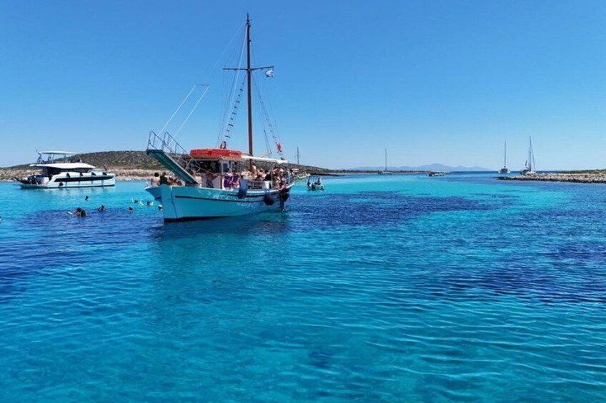 Half Day Sea Tours Blue Lagoon Sea Caves Antiparos Alyki port 5