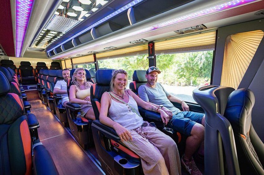 Travel in style with our luxury limousine transfer — comfort and convenience from start to finish. 3