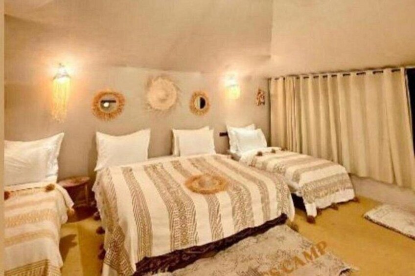 Merzouga 1 night at Desert Luxury camp 4