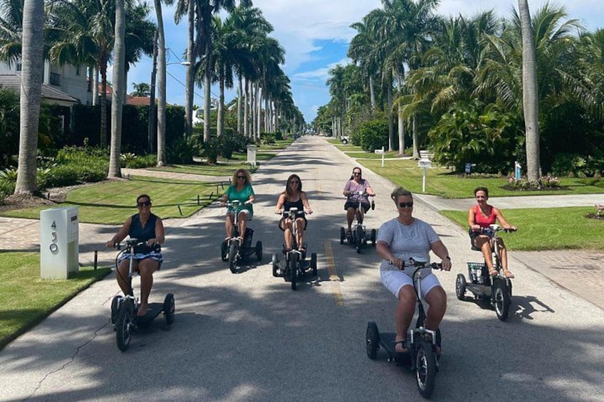 Private Trike and Moped Tour of Downtown Naples Florida 4