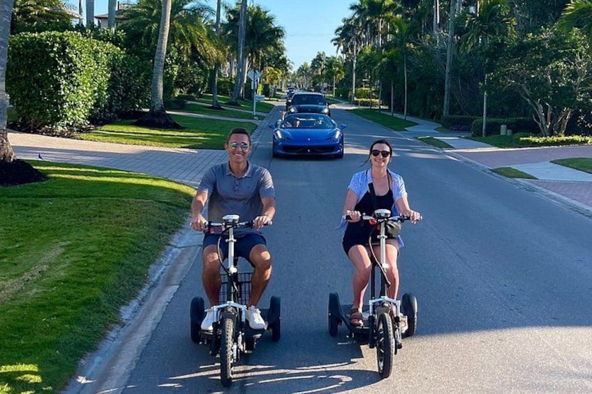 Private Trike and Moped Tour of Downtown Naples Florida 1