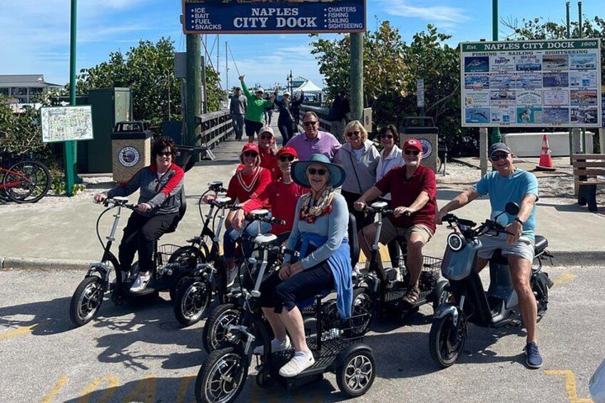 Private Trike and Moped Tour of Downtown Naples Florida 5