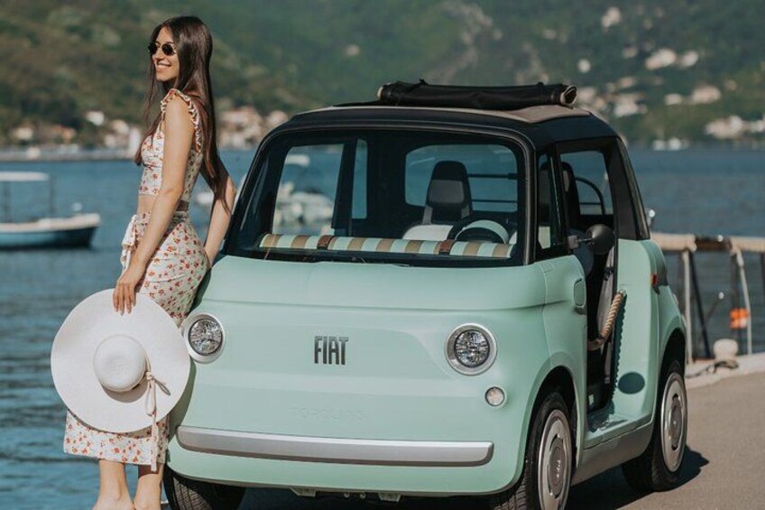 Topolino Guided City Tour by E Car Kotor Perast 5