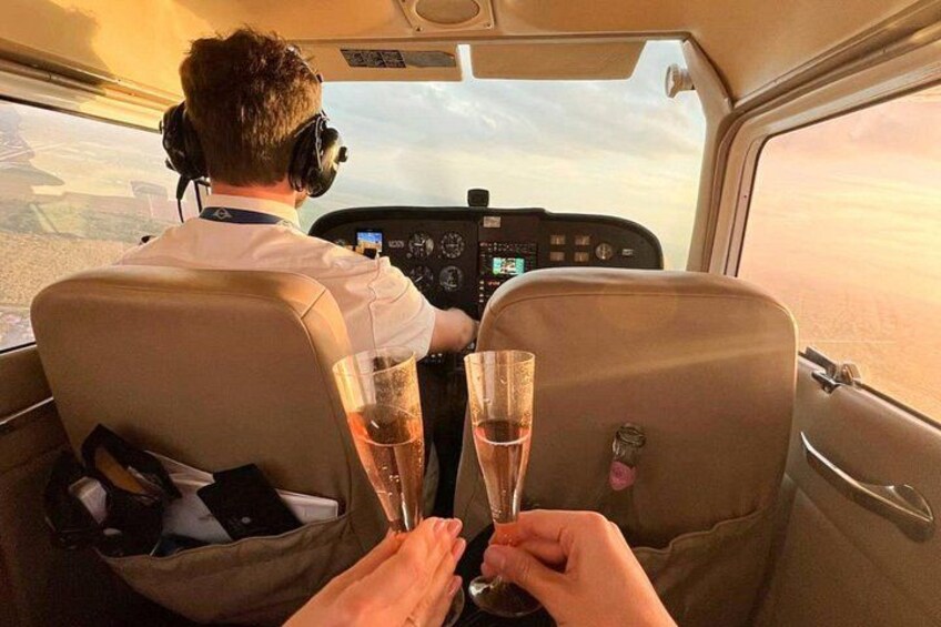 Miami Beach Night Lights Airplane Tour with Champagne 50 Mins 2