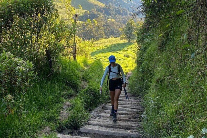 Hiking in the mountains of Salento-Cerro Morrogacho 5