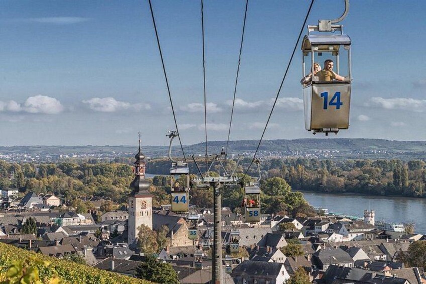 from Frankfurt: River Rhein, Ruedesheim, Loreley and Mini Cruise 1