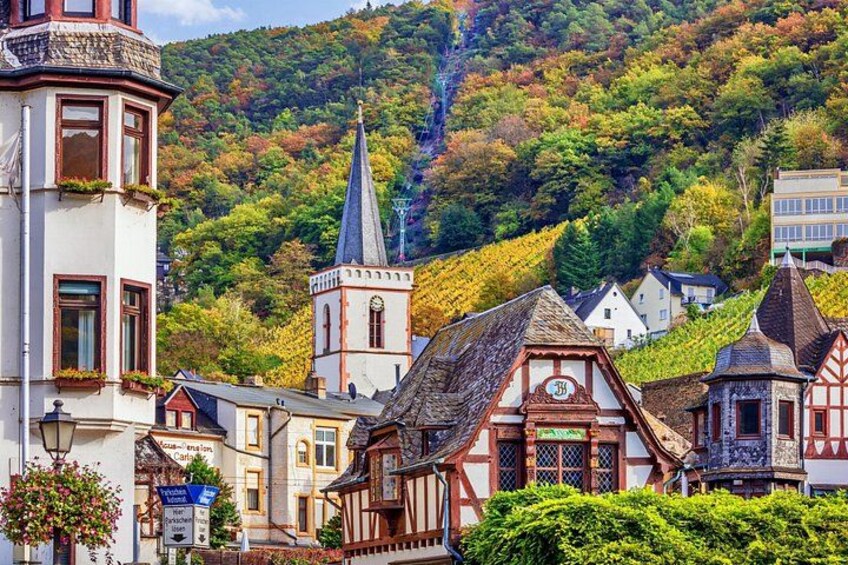 from Frankfurt: River Rhein, Ruedesheim, Loreley and Mini Cruise 3