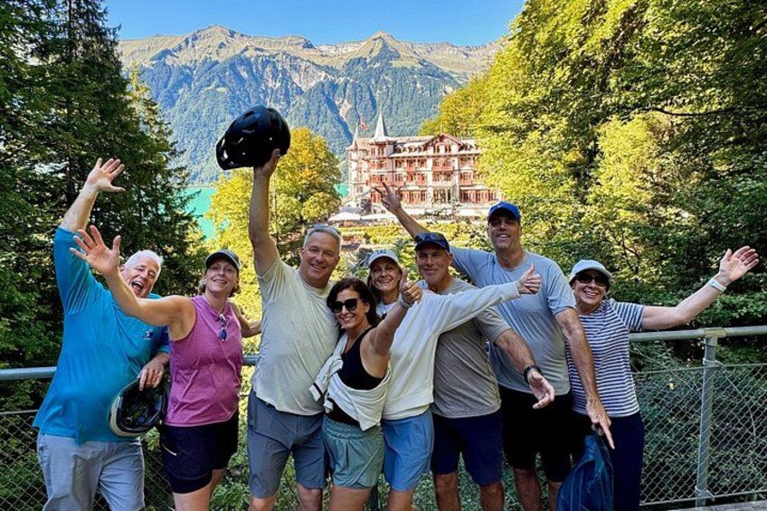 Our happy guests at the Grandhotel Giessbach. 5