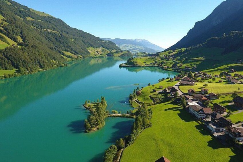 From Basel: Swiss Alps, Lauterbrunnen, Beatus Caves Small Group 3