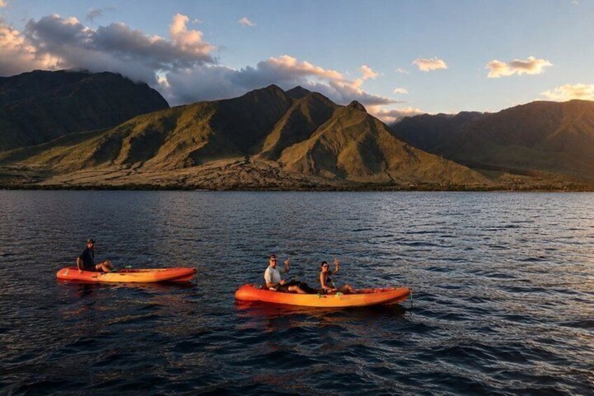 Turtle Town Sunset Kayak & Snorkel: Wailea 5