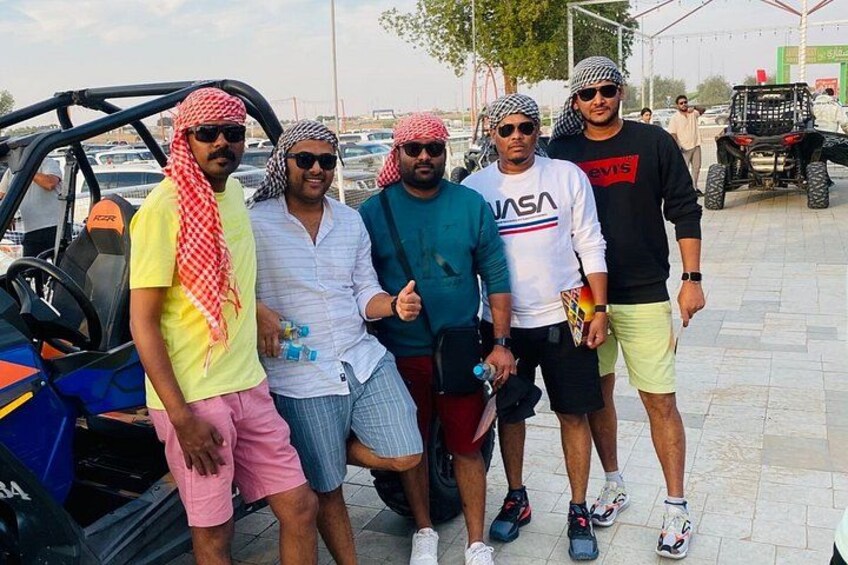 Dubai desert safari with BBQ dinner, camel ride & dune Bashing 4